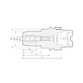 GP HSK40A With Adjustable Axial Length   BGPHSK40AHY06070M   BGPHSK40AHY20100M - Big-tools Industrial Supply Tools for Metal Cutting